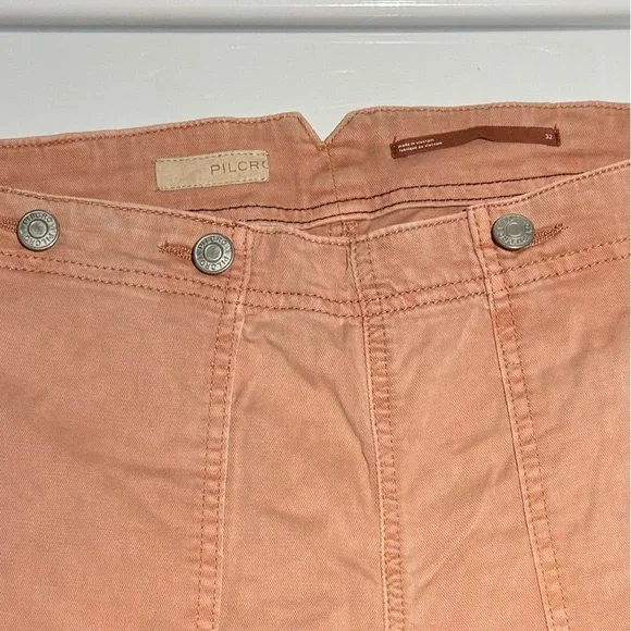 Pilcro Women's Light Peach Flare Jeans - Picture 4 of 4
